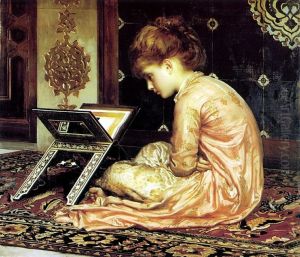 At a Reading Desk by Lord Frederick Leighton