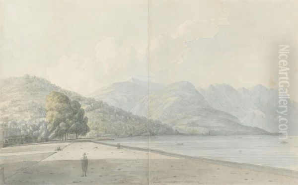 Borgo da Vico, Como (Borgo da Vico with the Villa Olmo) - view 1