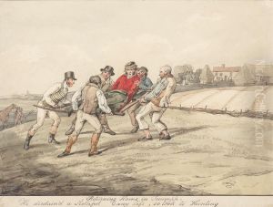 " `Returning Home in Triumph. He Disdain'd a Slothful Easey Life; so Took to Hunting'