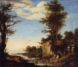 River Landscape by Ary de Vois