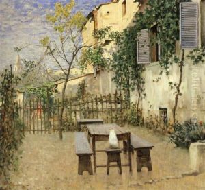 September morning in Settignano by Telemaco Signorini