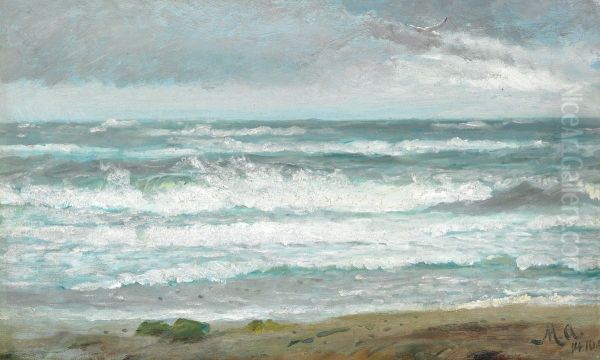 Breaking the waves off Skagen. - view 1