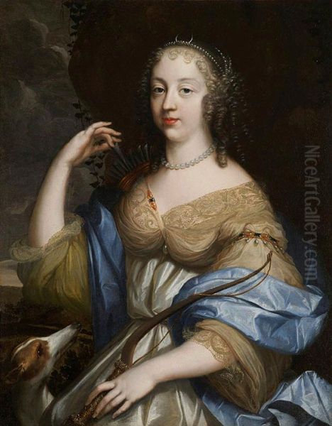 Portrait probably of Marguerite Hessein, lady of La Sabliere - view 1