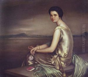 Retrato de Maria de la Concepcion Luque Alvarez by Julio Romero De Torres