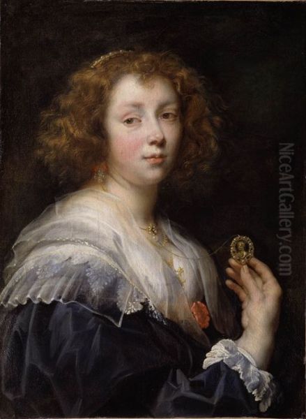 Portrait of a woman, possibly the artist's eldest daughter Elisabeth Jordaens - view 1