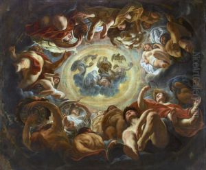 Psyche receives the cup of immortality on the Olympus by Jacob Jordaens