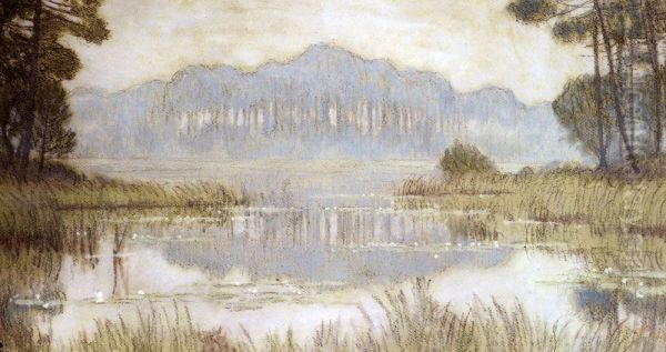 Landscape With Overgrown Pond - view 1