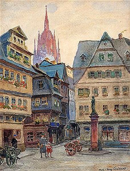 Strassenszene in Frankfurt am Main - view 1