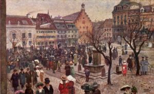 Marktplatz, Landau (Pfalz) by August Croissant