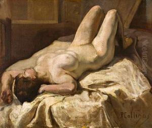 Reclining Nude by Pavlos Calligas