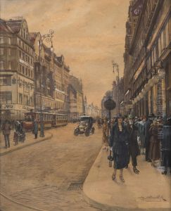 Mariahilferstrasse by August Mandlick