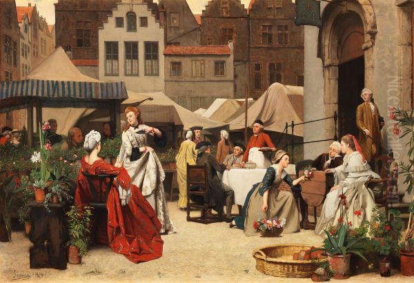The flower seller - view 1