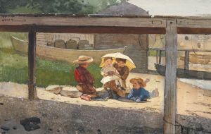 The charge of Baby by Winslow Homer