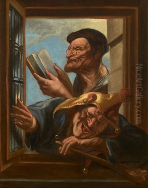 The wise man and the jester - view 1