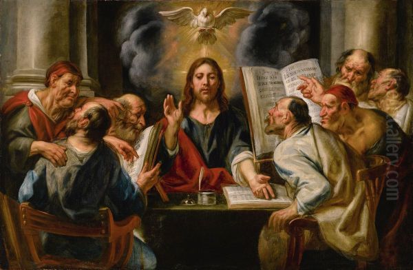Christ among the Pharisees - view 1