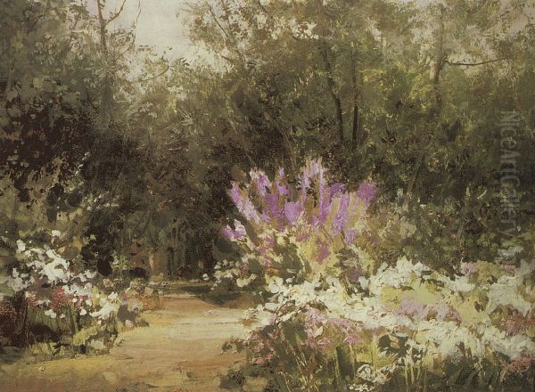 Alley in Abramtsevo - view 1