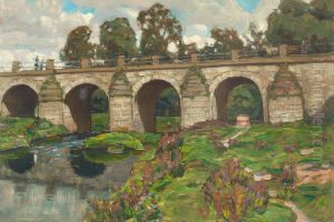 Palace Bridge over the Yauza River. Lefortovo