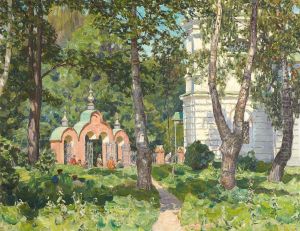 Demyanovo. At the churchyard