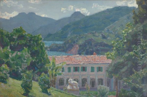 On Lake Como. Hotel. Villa Serbilloni. Italy - view 1