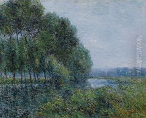 Au bord d'Eure en printemps by Gustave Loiseau