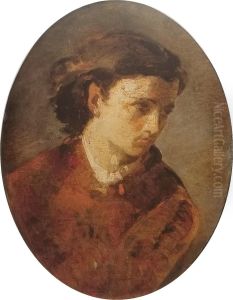 Ritratto di Anita Garibaldi by Gerolamo Induno