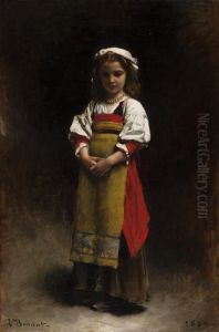 Italian girl by Leon Bonnat