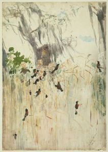 Red-Winged Blackbirds by Winslow Homer