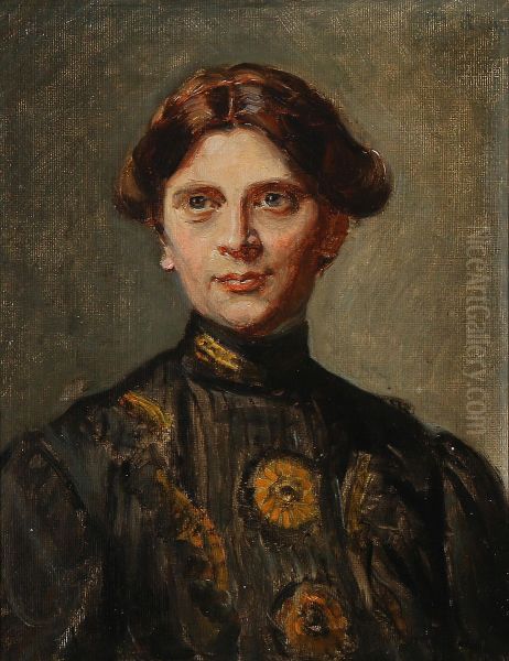 Portraet af Anna Bitsch, nee Saxild. - view 1