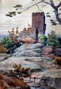 Burg Trifels by August Croissant
