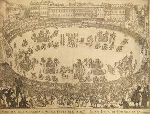"vno Degli Abbattimenti Della Guerra Amore Festa Del Serenissimo Gran Dvca Di Toscana" by Jacques Callot