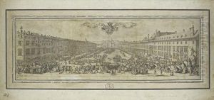La Carriere De Nancy, Ou La Rue Neuve (lieure 589) by Jacques Callot
