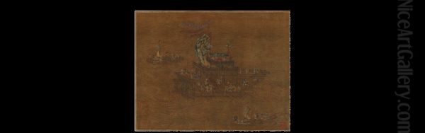 A Royal Barge at Sea - view 1