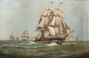 The USS Constitution by C. Myron Clark