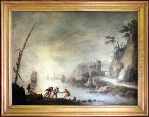 Port with Fishermen by Joseph Vernet