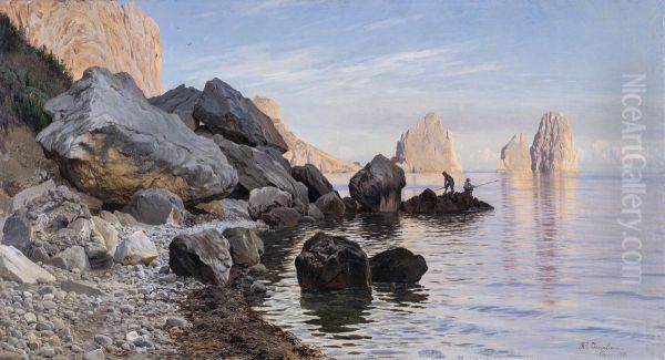 Coast Scene, Capri - view 1