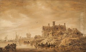 Coast Scene by Jan van Goyen
