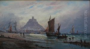 Evening, St. Michael's Mount; by George D. Callow