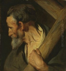 Study for the apostle Saint Andrew by Jacob Jordaens
