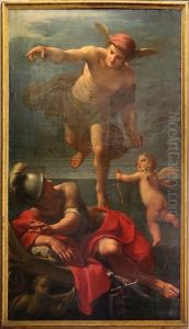 Mercurio appare in sogno a Enea by Marcantonio Franceschini)