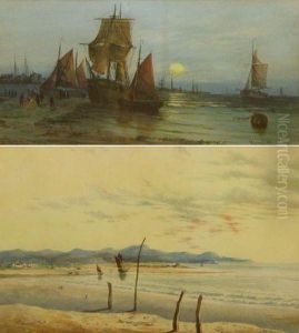 Inscribed "moonrise"