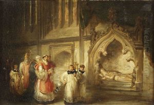 The Monument of Richard Stapleton in Exeter Cathedral