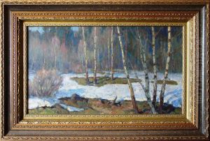 Winter Forest by Czeslaw Znamierowski