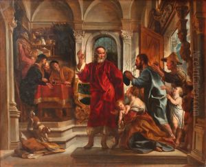 Saint Ivo of Kermartin helping the poor