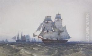 Frigates Off The Coast