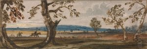 Landscape Near Newmarket, Suffolk