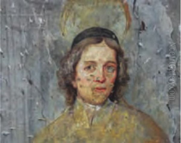 Portret dekana Janeza Antona Dolnicarja s prizora Izvolitev sv. Nikolaja za skofa v Miri - view 1