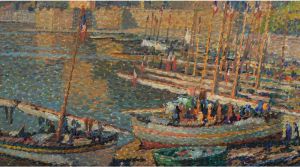 Quatorze juillet a Collioure by Henri-Jean Guillaume Martin