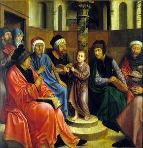 Jesus Among the Doctors by Quinten Metsys