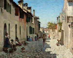 Via di Ravenna by Telemaco Signorini