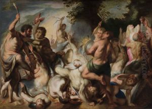 The Battle of the Lapiths and Centaurs by Jacob Jordaens